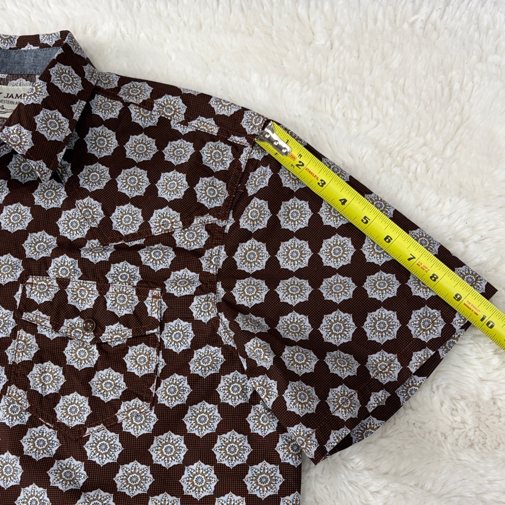 CODY JAMES Authentic Western Apparel Size XL,Men's Brown Patterned Shirt - Picture 13 of 16